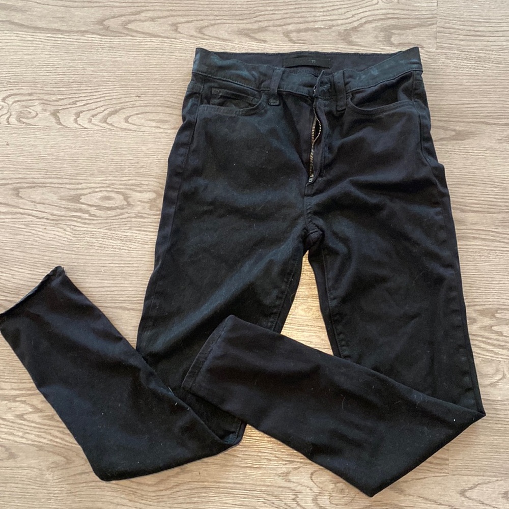 Joe's Jeans | The Charlie High-Rise Stretch Coated Skinny Ankle Jeans